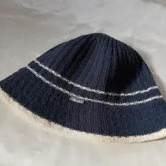 ellesse パイル バケットハットネイビー(56cm)