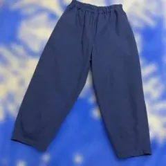 新品未使用！バルーンパンツ ブルー S