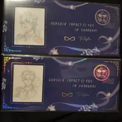 原神 タルタリヤ フェス チェキ コレクションカード テーマシリーズ