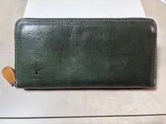 極美品 Dakota トリコローレ 長財布 L字ジップ レザー グリーン - メルカリ