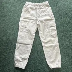 ユニクロ　カーゴパンツ ワークパンツ　ホワイト