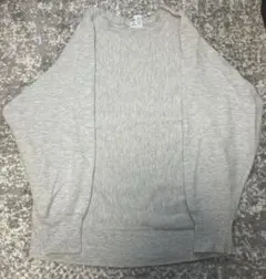 【刺繍タグ USA製】Champion 完全目無し リバースウィーブ グレー