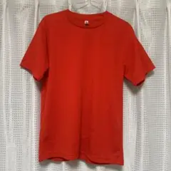 赤 無地 glimmer Tシャツ Mサイズ