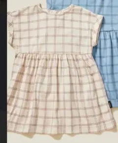 コニー ワンピース コットンブリーズ チェック柄ワンピース 120