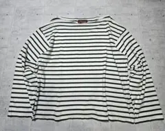 Outil L'outil vestimentaire バスクシャツ 白黒 3 Outil L'outil vestimentaire バスクシャツ 白黒 3 - メルカリ