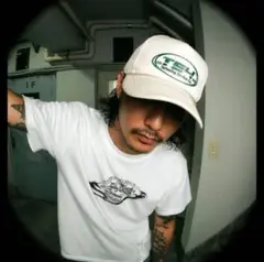 tattoo studio yamadaメッシュキャップ tattoo studio yamada TSY メッシュキャップ ベージュ