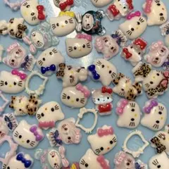 セール品 キティ ハローキティ ネイパ ネイルパーツ 約50個セット