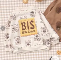 gw値下げ！アプレレクール　チロルチョコ　トップス　トレーナー　くま　ベア
