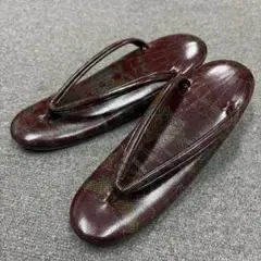 新品未開封品　艶感美しい♡高級ポルトガル産コルク　着物草履　23.5cm