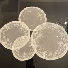 ドイリー1348❤️クラシック花の楽園✨ 大判47cm ドイリー1348❤️クラシック花の楽園✨ 大判47cm - メルカリ