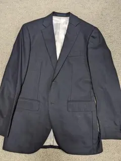 ダークブルー ストライプ ビジネススーツ