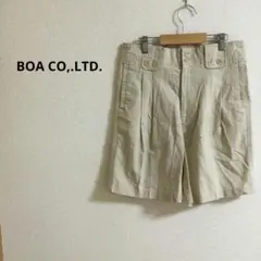 BOA CO,.LTD.【М】ショートパンツ　麻混合　ベージュ　カジュアル