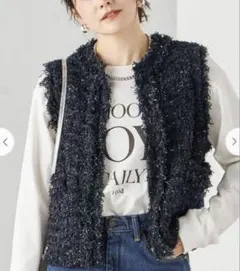 極美品 SHIPS シップス ジレ ベスト