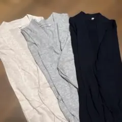 無印良品　カーディガン 3色セット　薄手ニット　サマーニット