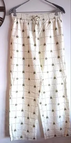 ジェラピケ　ロングパンツ　ルームウェア　くま柄　新品　Lサイズ
