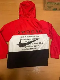 NIKE SWOOSH HOODIE　WOVEN ナイロンジャケット Ｌサイズ