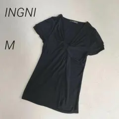 INGNI　フロントツイストカットソー　Tシャツ　半袖　フェミニン