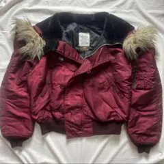 ✨希少色　80年代✨　Alpha n-2b ボルドー USA製　平成　y2k