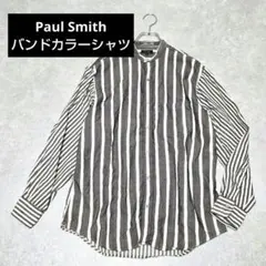 良品 Paul Smith ポールスミス M スタンドカラーシャツ ストライプのサムネイル