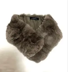 ユナイテッドアローズ　グリーンレーベルリラクシング　マフラー　ティペット　モカ