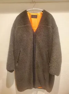 【MACPHEE(TOMORROWLAND)】ボアロングコート