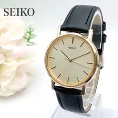 新品電池　稼働品　SEIKO セイコー　メンズ　腕時計　クォーツ　ベルト交換済