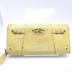 サマンサタバサプチチョイス　長財布　財布　ラウンドジップ　イエロー