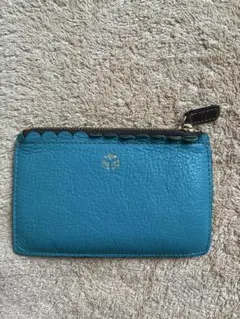 ミニ財布★ターコイズ ブルーフラグメントケースカードケース