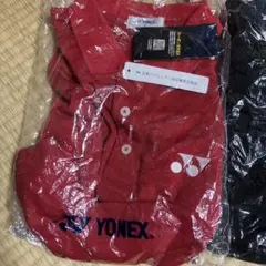 YONEX ポロシャツ レッド ブラック セット