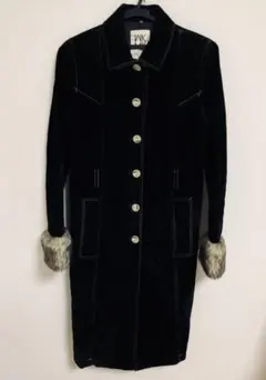 MK MICHEL KLEIN エムケーミッシェルクラン ベロアコート