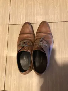 ブラウンレザー レースアップシューズ