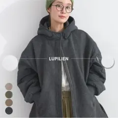 LUPILIEN　ルピリアン　ウールライクキルティング ブルゾン