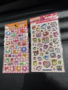 大阪限定 ぷっくりシール 2種類セット サンリオキャラクターズ つかってなー