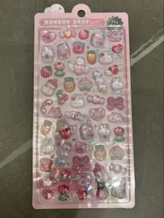 【まとめ買い割引あり】　ボンボンドロップシール　オリジナル　ももいろボンボン