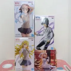 とある科学の超電磁砲 御坂美琴 食蜂操祈 アクセラレータ フィギュア 4点セット