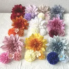 NO2606-28 造花 花材 パーツ　髪飾り 花飾り　ハンドメイド　成人式