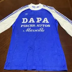 ⭐️値下げしました！adidas サッカーシャツ 青/白 14番80年代フランス製
