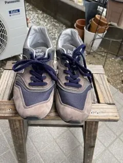 New Balance 990シリーズ スニーカー グレー/ネイビー