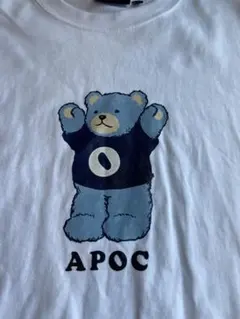 APIECEOFCAKE ベア Tシャツ ホワイト M