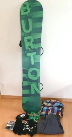 BURTON スノーボード 板＋ブーツ＋ウェア一式のサムネイル