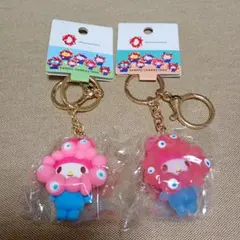 新品・未使用】大阪万博 サンリオ ミャクミャク キーホルダー マイ