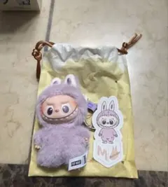 m POPMART PIN FOR LOVE キーホルダー ラブブ　イニシャル