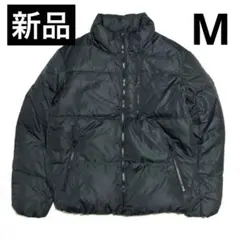 【新品】GU ジーユー｜スタンドブルゾン ダウンジャケット M 深緑 カーキ