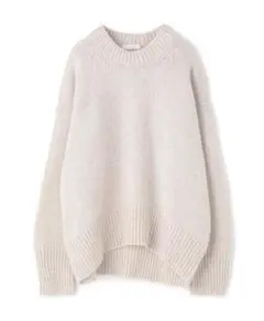 美品✨22AW　ギャルリーヴィー　ファインウール クルーネックプルオーバー　S