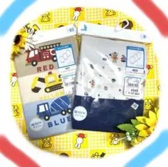 【新品】男の子ノースリーブロンパース80㎝6枚　マリン＆働く車　ファミリア好き