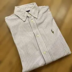 Ralph Lauren ポロシャツ 長袖ボタンダウンXS 155 150