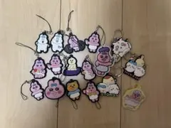 アニメ風キャラクターストラップセット 17個セット