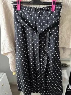 【値下げ】Secret Honey ドット柄 スカート リボン