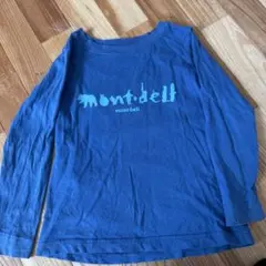 mont-bell 長袖カットソー 青