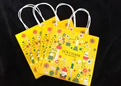 【新品未使用】L'OCCITANE ショッパー(紙袋)×4